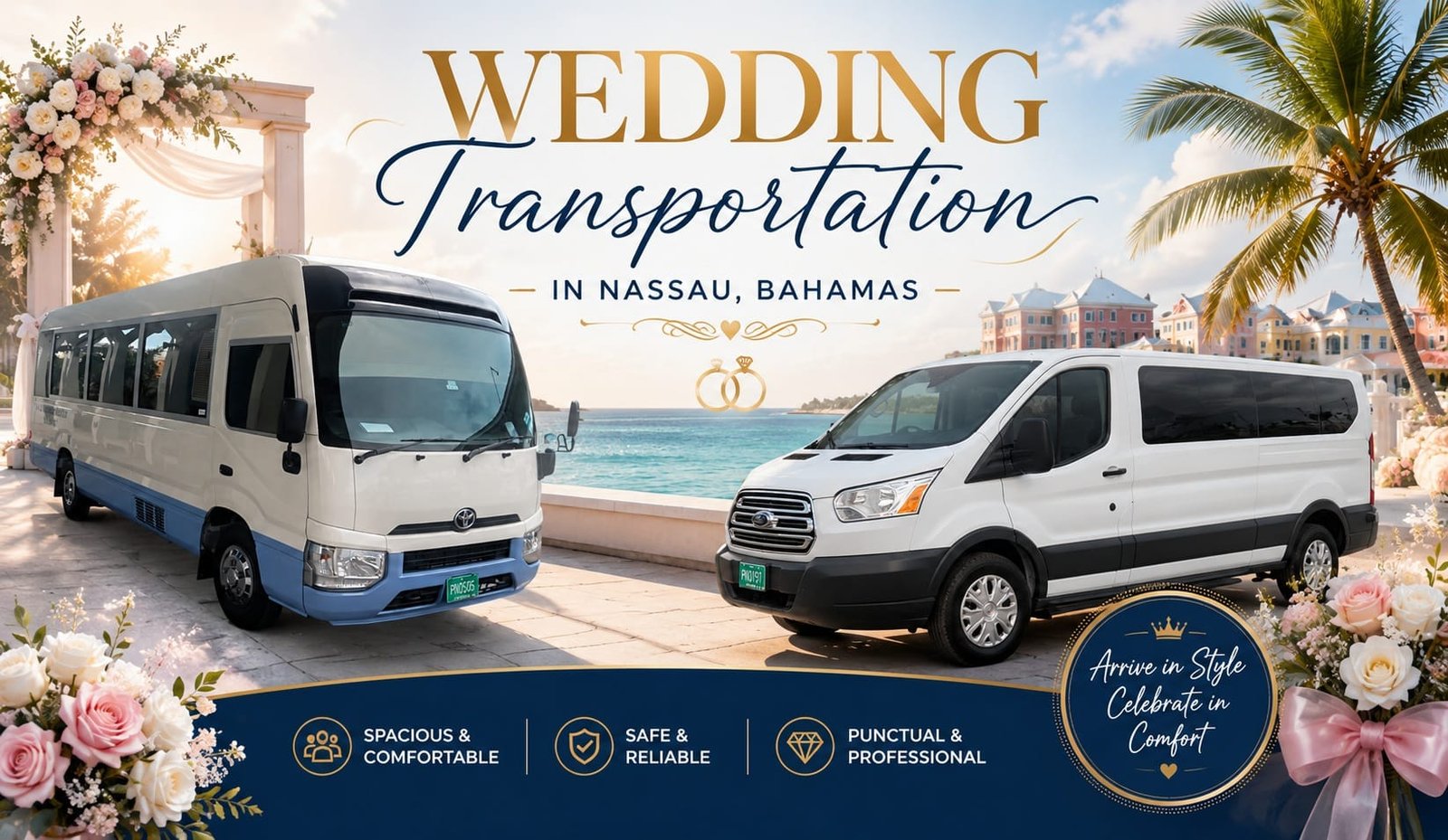 Wedding Transportation in Nassau Bahamas